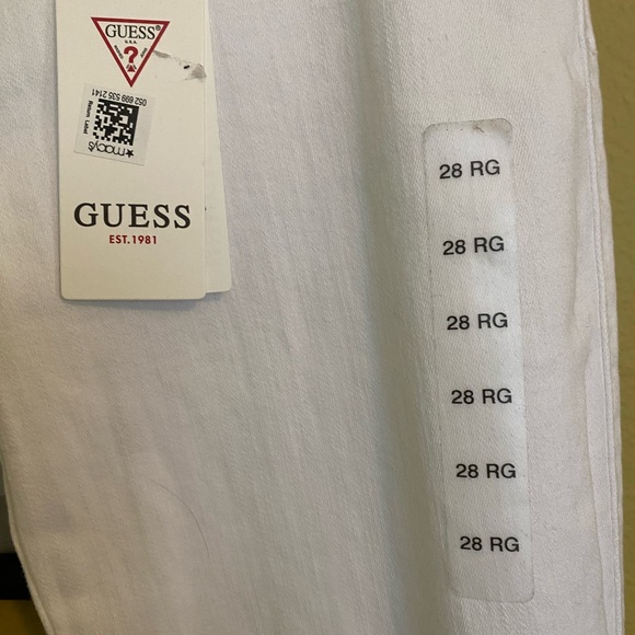 Guess White Denim Jeans - Picture 2 of 3